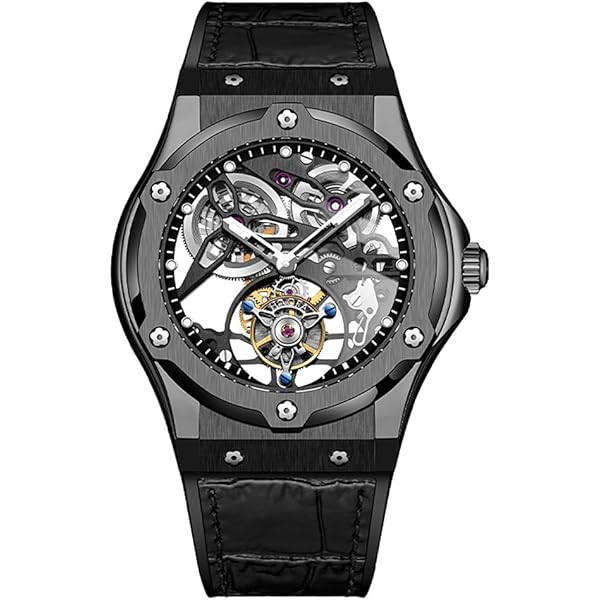 Amazon.com: Haofa Tourbillon Watch for Men Double-Sided